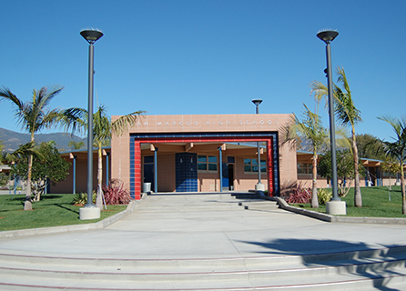 San Marcos High School building